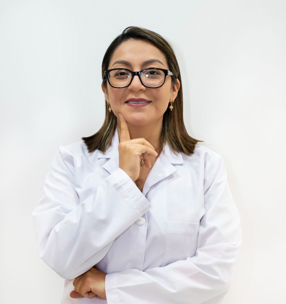 La Dra. Jessica Chasi, médica radióloga